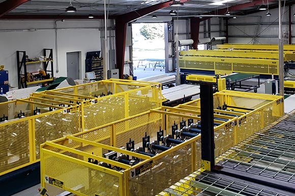 Wide view of the RPS Florida manufacturing shop floor